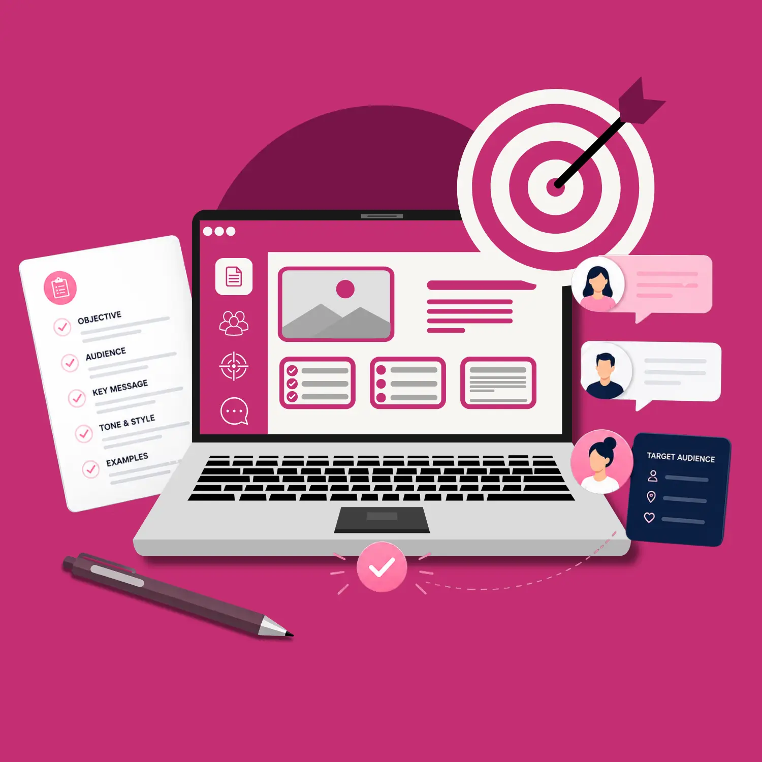 Copywriting brief article graphic